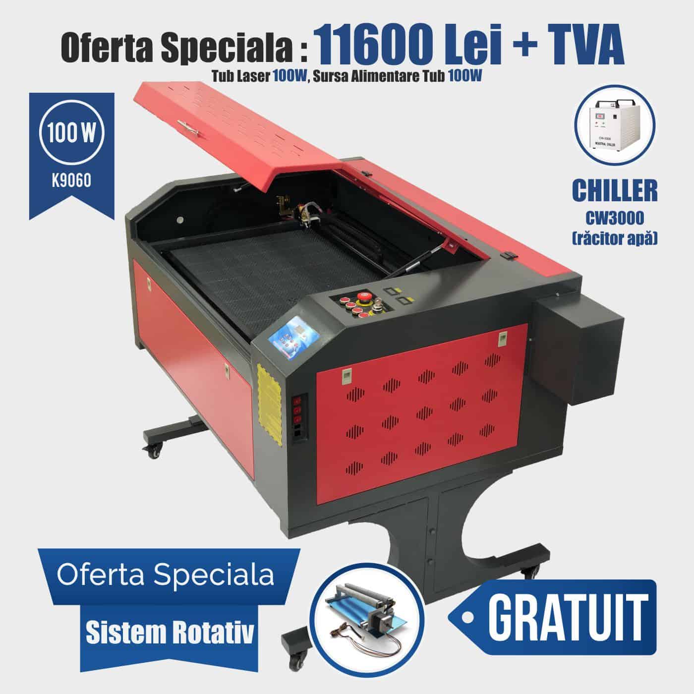 Gravator laser K6040 60W - Europaper Brasov - Utilaje Finisare Print