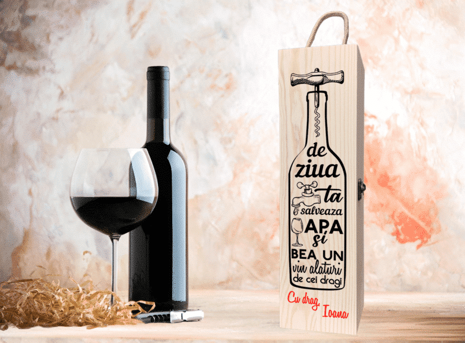 Cutie de Vin Personalizata