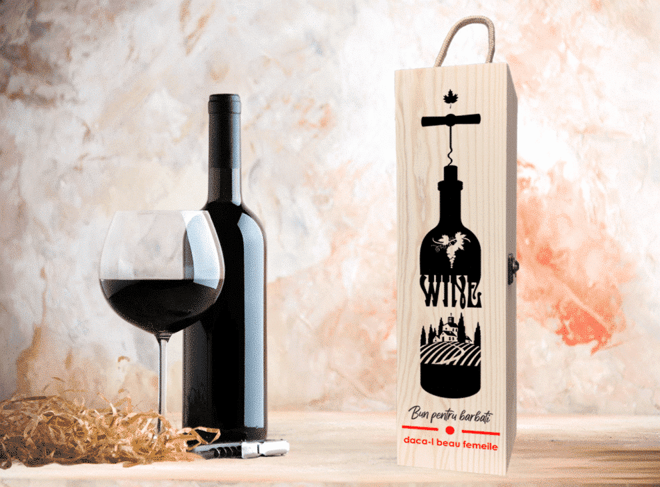 Cutie de Vin Personalizata