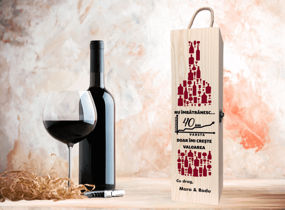 Cutie de Vin Personalizata